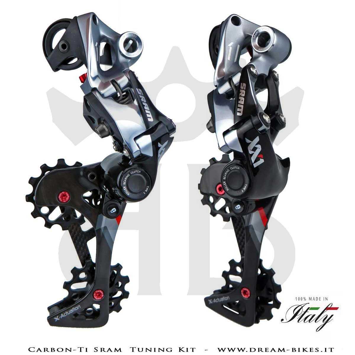 Kit Viteria Carbon-Ti Tuning Cambio Sram AXS, XX1 Eagle, XX1, X01 Eagle, X01, X1, GX1, NX1, Force CX1, Rival1