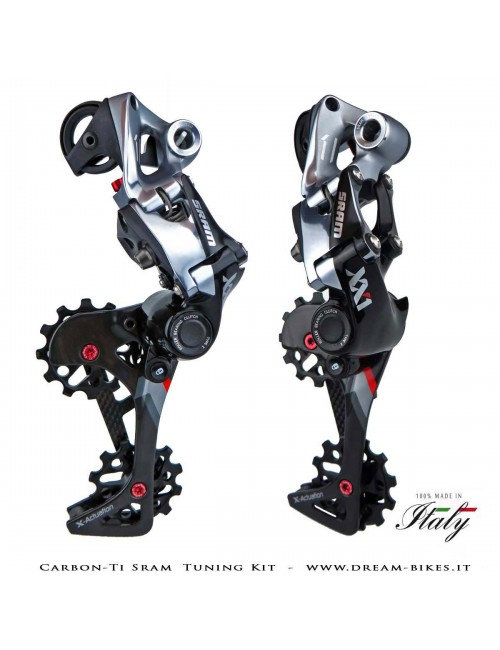 Kit Viteria Carbon-Ti Tuning Cambio Sram AXS, XX1 Eagle, XX1, X01 Eagle, X01, X1, GX1, NX1, Force CX1, Rival1