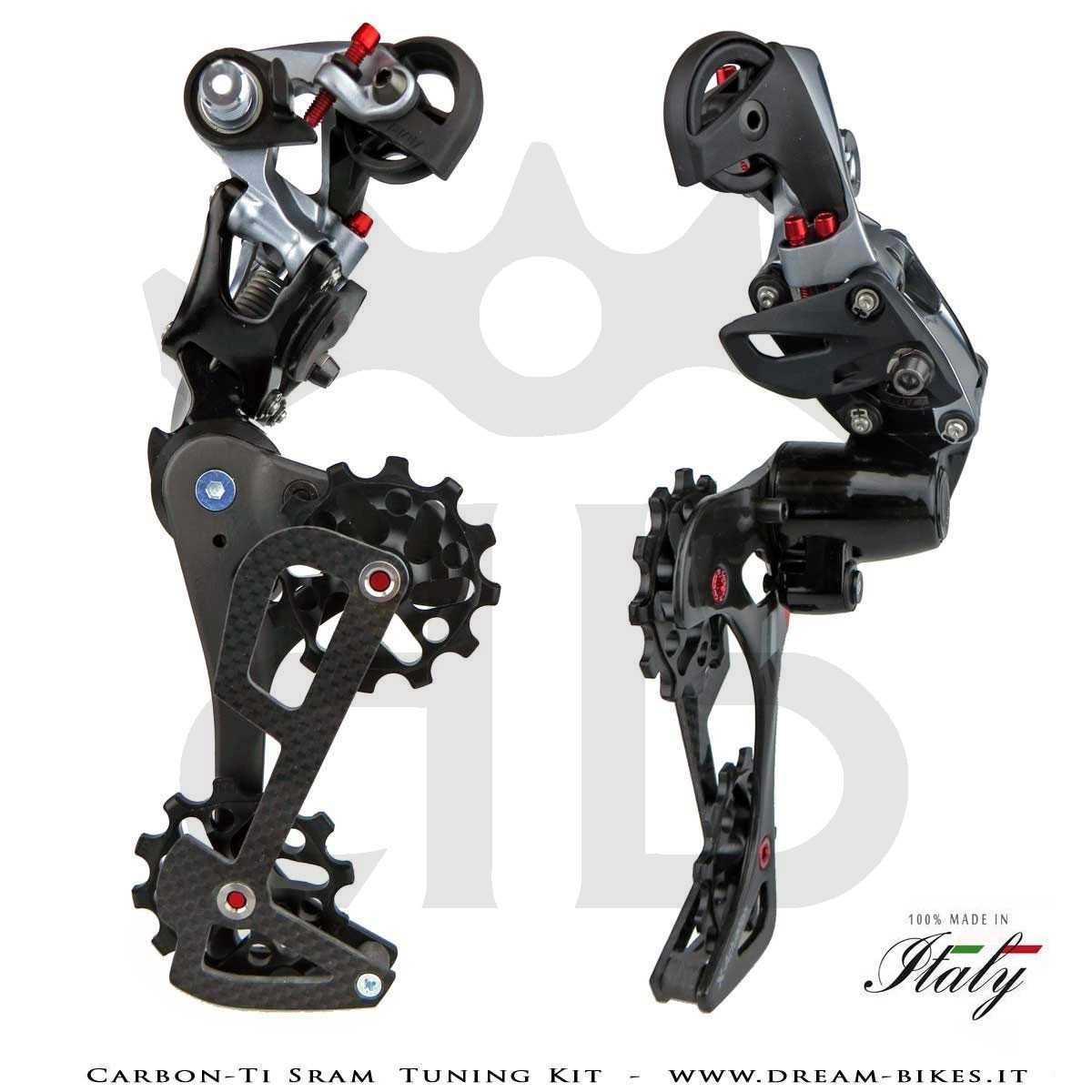 Kit Viteria Carbon-Ti Tuning Cambio Sram AXS, XX1 Eagle, XX1, X01 Eagle, X01, X1, GX1, NX1, Force CX1, Rival1