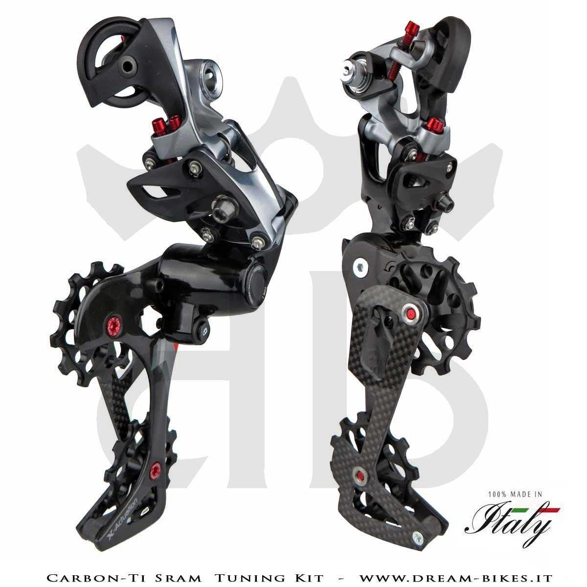 Kit Viteria Carbon-Ti Tuning Cambio Sram AXS, XX1 Eagle, XX1, X01 Eagle, X01, X1, GX1, NX1, Force CX1, Rival1