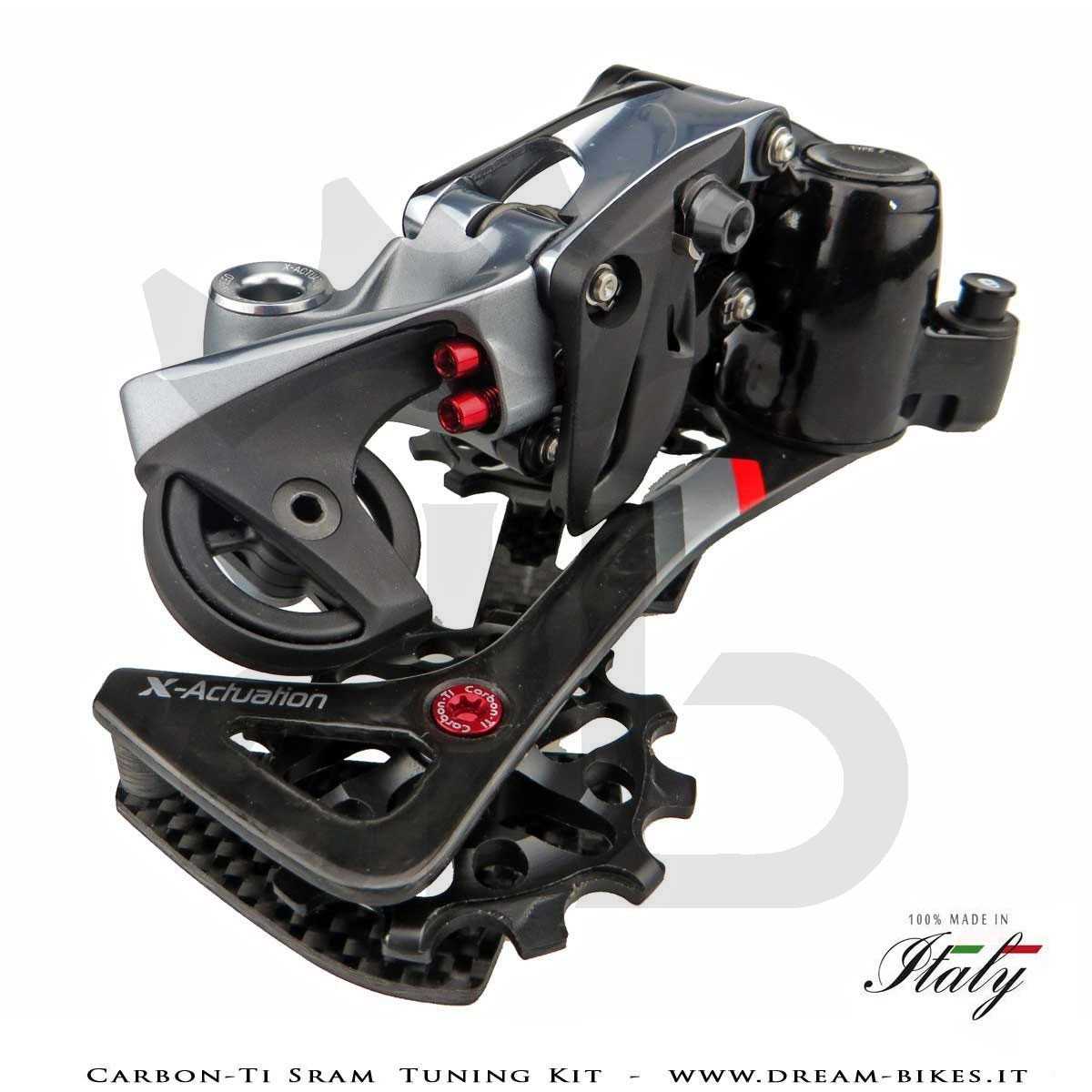 Kit Viteria Carbon-Ti Tuning Cambio Sram AXS, XX1 Eagle, XX1, X01 Eagle, X01, X1, GX1, NX1, Force CX1, Rival1