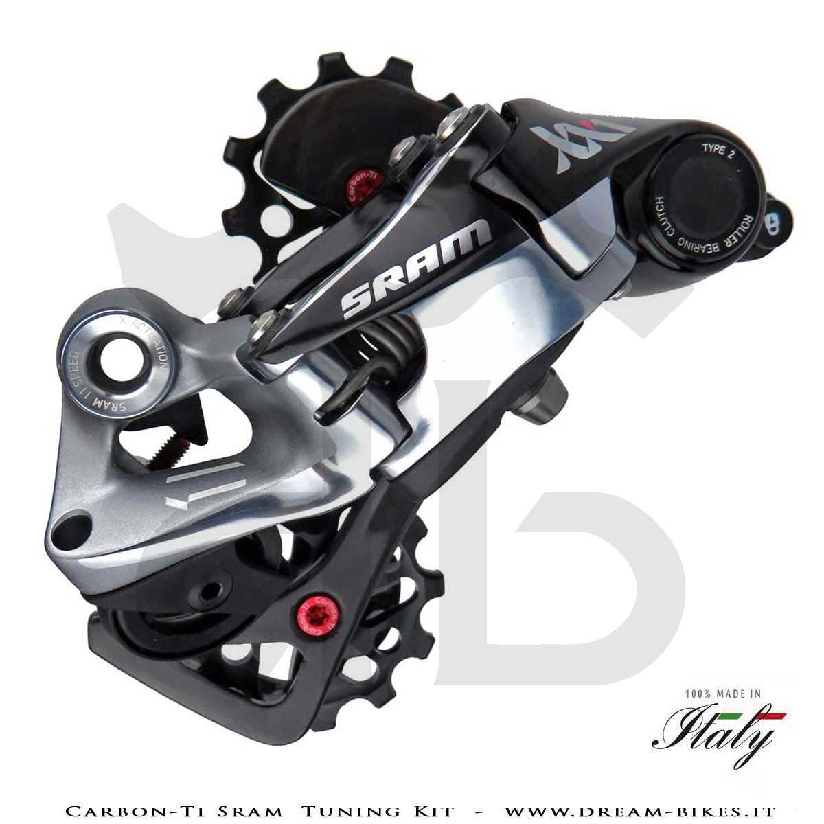 Kit Viteria Carbon-Ti Tuning Cambio Sram AXS, XX1 Eagle, XX1, X01 Eagle, X01, X1, GX1, NX1, Force CX1, Rival1