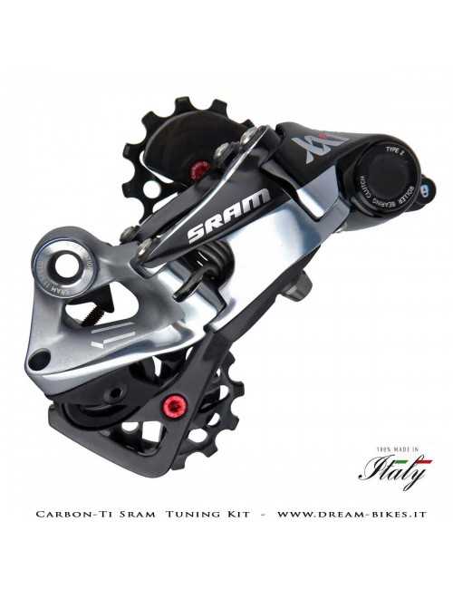 Kit Viteria Carbon-Ti Tuning Cambio Sram AXS, XX1 Eagle, XX1, X01 Eagle, X01, X1, GX1, NX1, Force CX1, Rival1