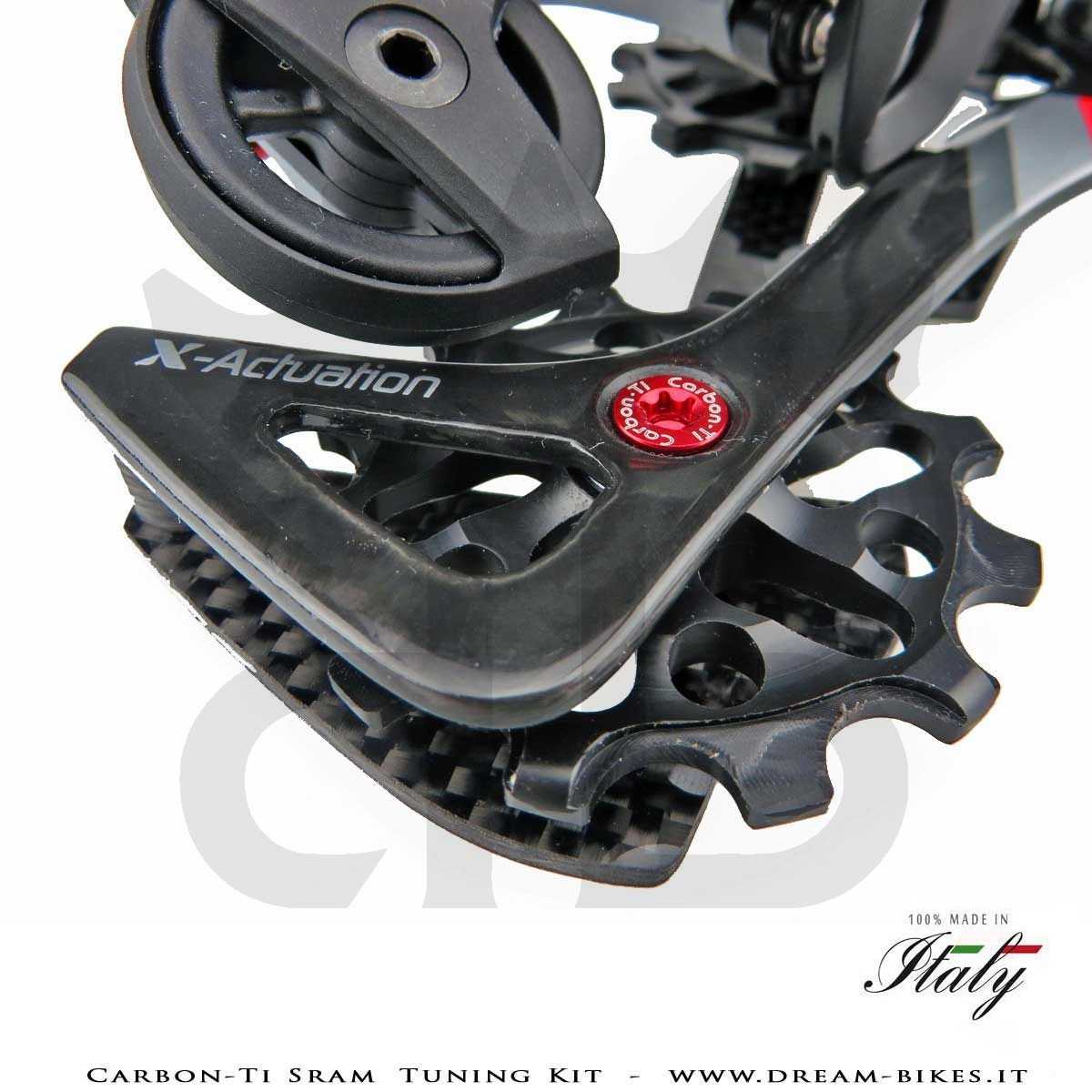 Kit Viteria Carbon-Ti Tuning Cambio Sram AXS, XX1 Eagle, XX1, X01 Eagle, X01, X1, GX1, NX1, Force CX1, Rival1