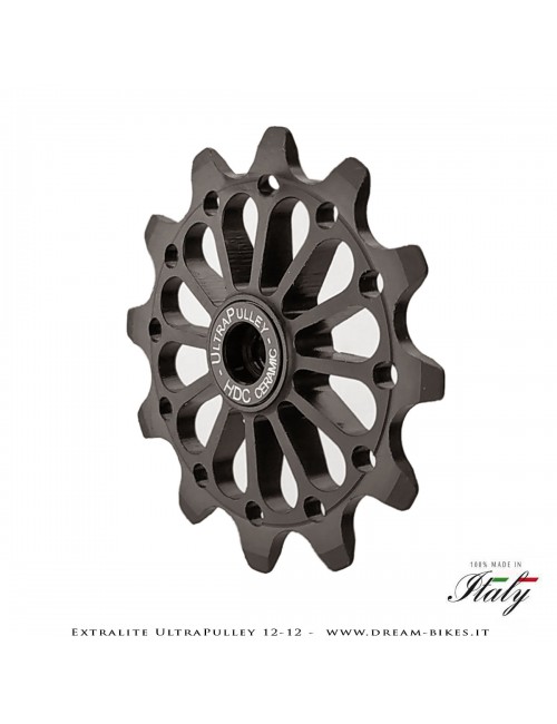 Extralite UltraPulley 12-12 Pulegge Cambio Ceramiche Ultralggere 12 Denti Sram, Shimano, Campagnolo