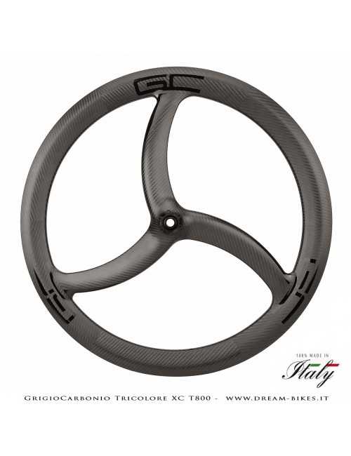 GrigioCarbonio Tricolore XC T800 29" Ruote a Razze Carbon  1290 gr.