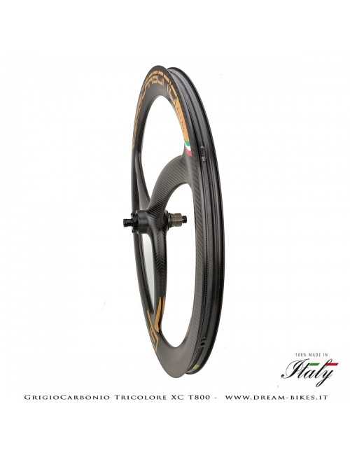GrigioCarbonio Tricolore XC T800 29" Ruote a Razze Carbon  1290 gr.