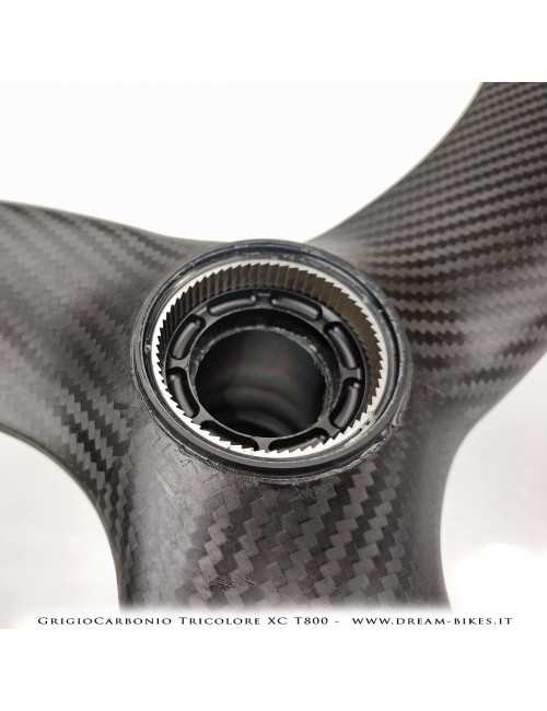 GrigioCarbonio Tricolore XC T800 29" Ruote a Razze Carbon  1290 gr.