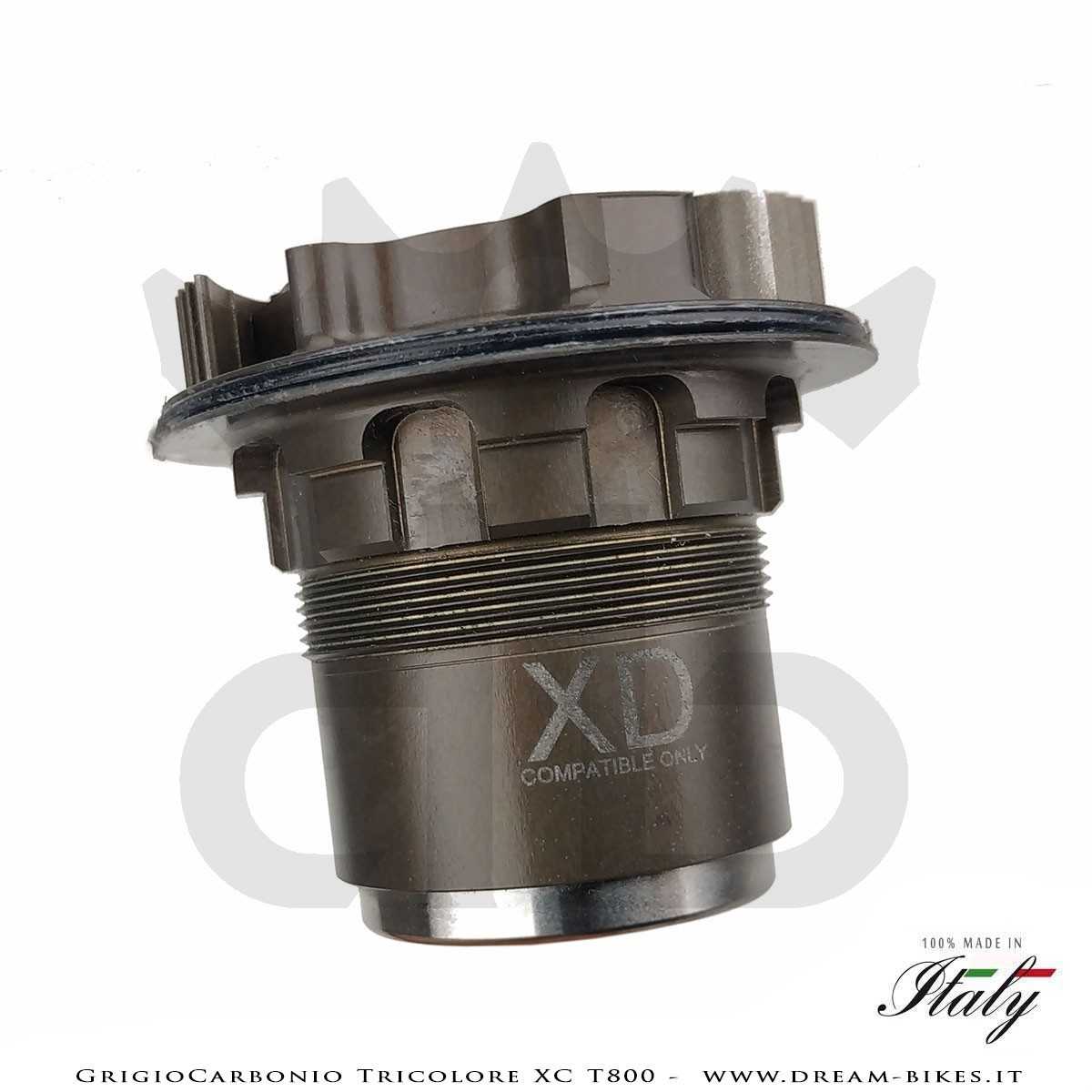 GrigioCarbonio Tricolore XC T800 29" Ruote a Razze Carbon  1290 gr.