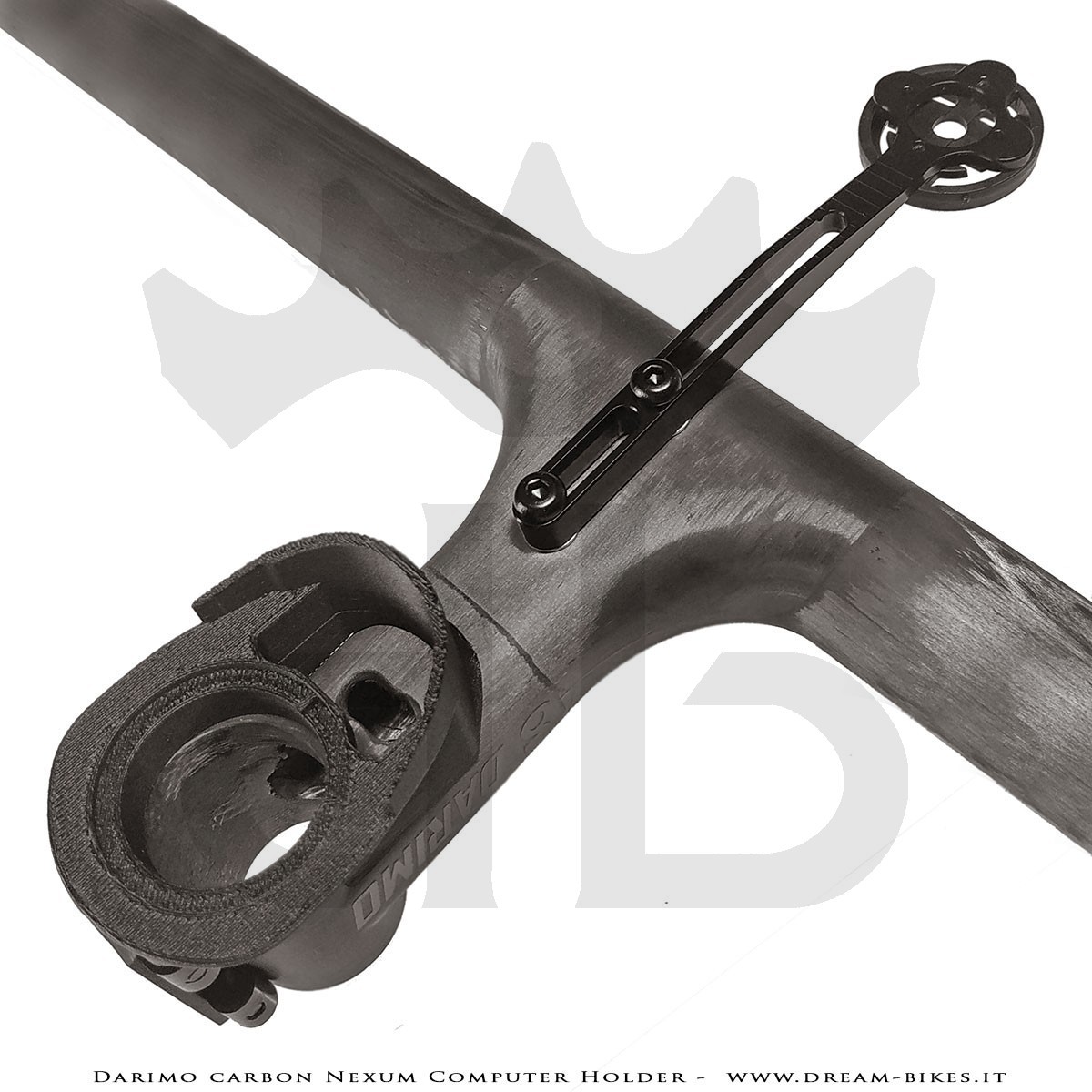 Darimo Carbon Supporto Computer Per Manubrio Integrato Nexum