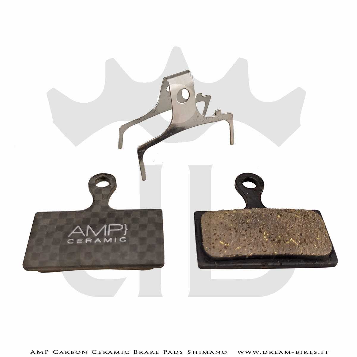 AMP Pastiglie Freno Carbon Ceramiche - Shimano XT - XTR - SLX - Alfine