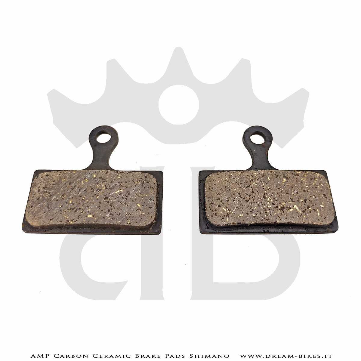 AMP Pastiglie Freno Carbon Ceramiche - Shimano XT - XTR - SLX - Alfine