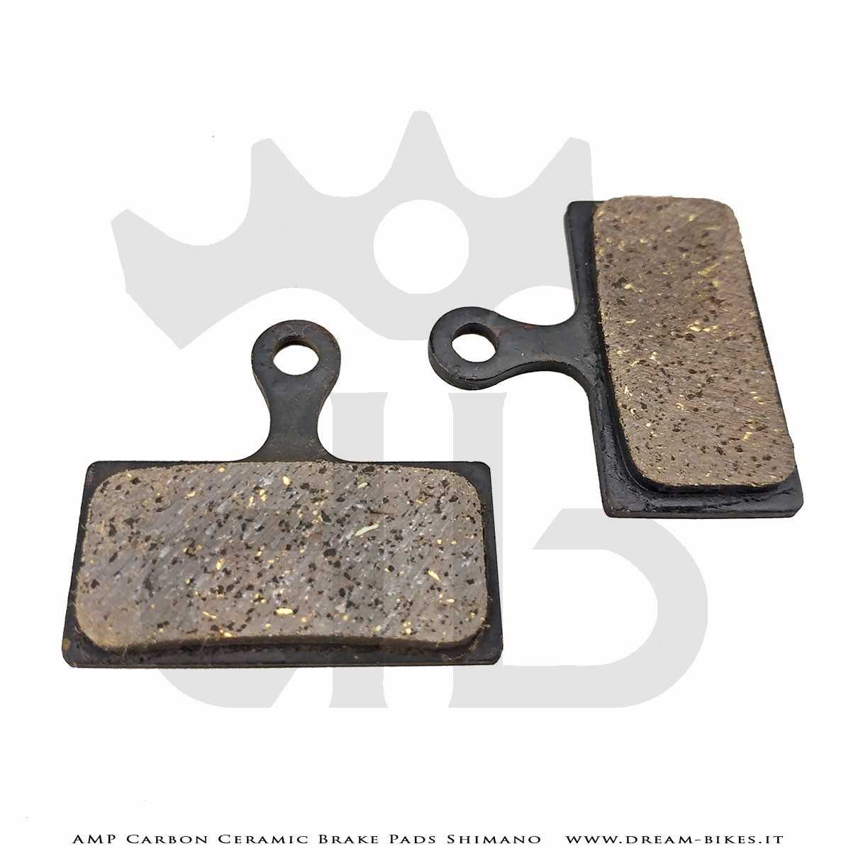 AMP Pastiglie Freno Carbon Ceramiche - Shimano XT - XTR - SLX - Alfine