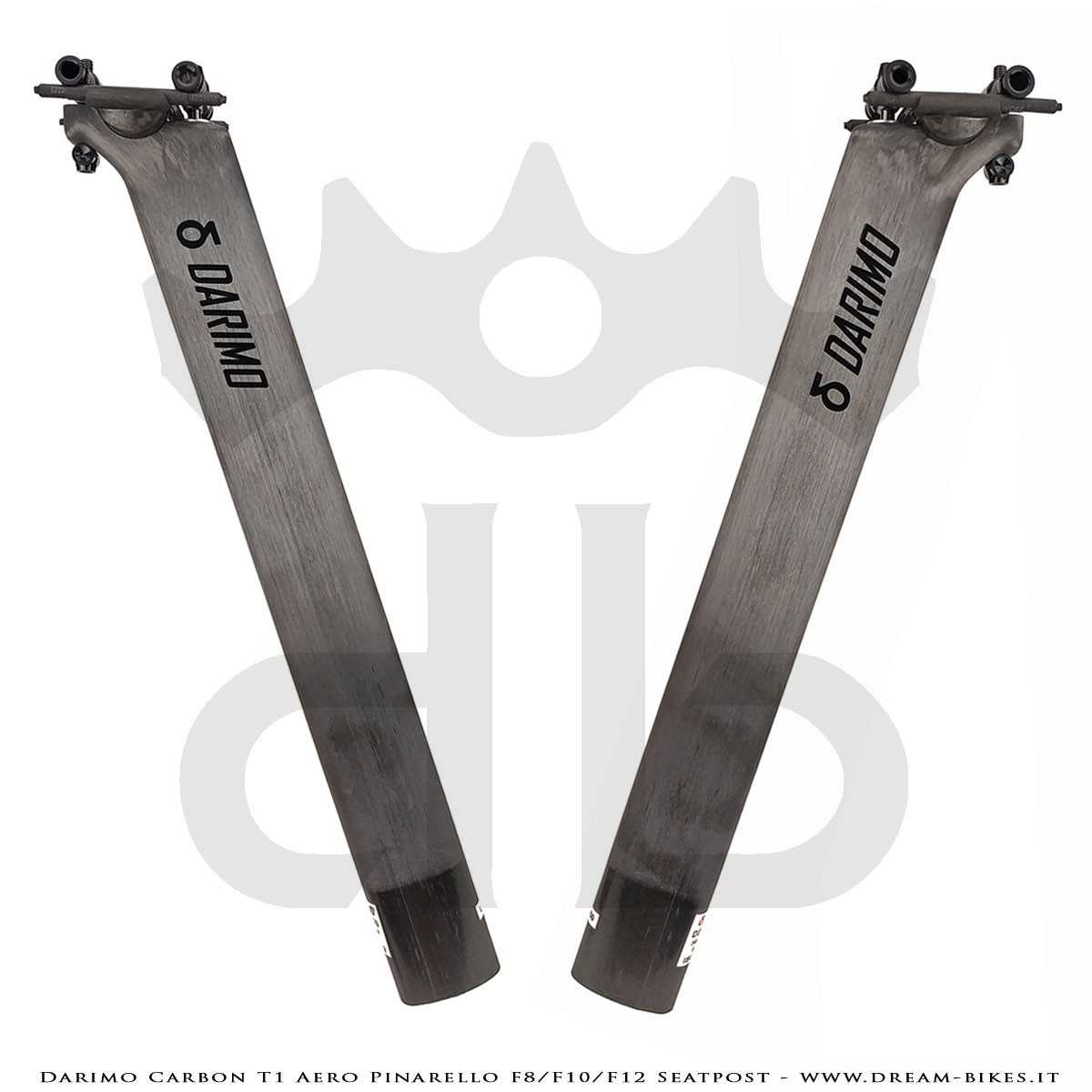 Darimo Carbon T1 Aero Pinarello Dogma F8 - F10 - F12 Reggisella Arretrato Ultraleggero -15 mm
