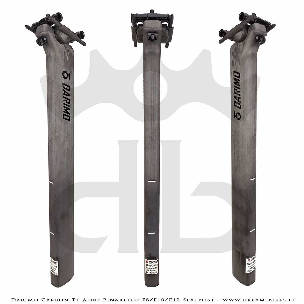 Darimo Carbon T1 Aero Pinarello Dogma F8 - F10 - F12 Reggisella Arretrato Ultraleggero -15 mm