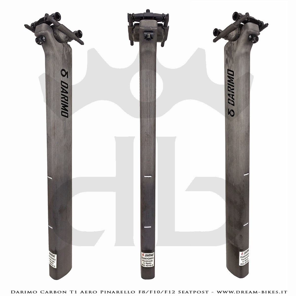 Darimo Carbon T1 Aero Pinarello Dogma F8 - F10 - F12 Ultralight Setback Seatpost With 15 mm Offset