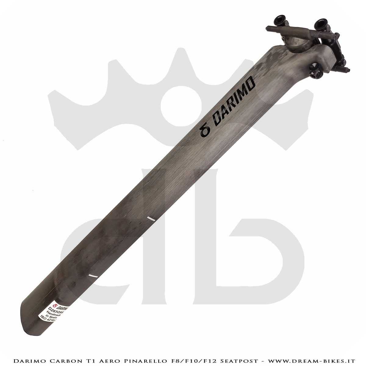 Darimo Carbon T1 Aero Pinarello Dogma F8 - F10 - F12 Reggisella Arretrato Ultraleggero -15 mm