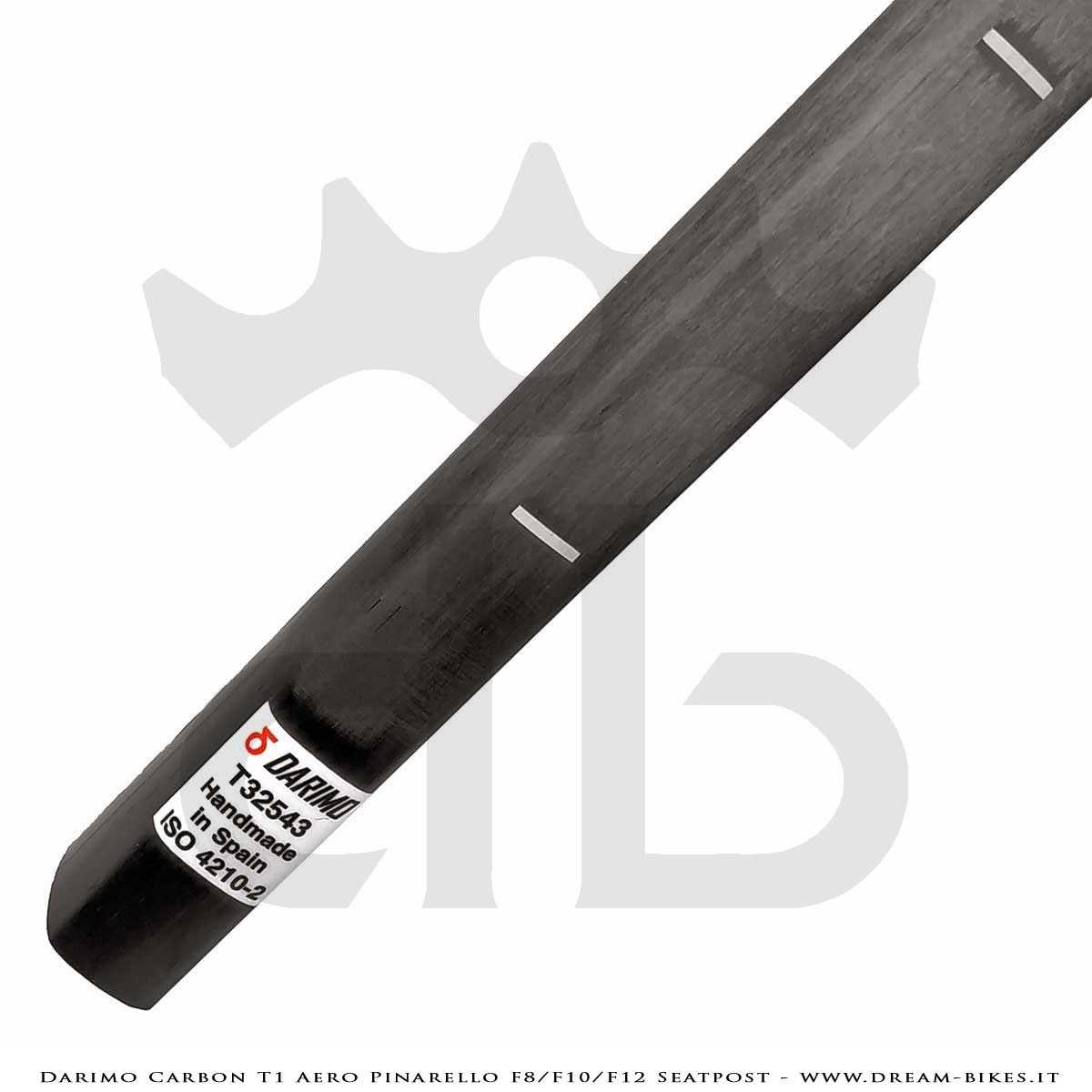Darimo Carbon T1 Aero Pinarello Dogma F8 - F10 - F12 Reggisella Arretrato Ultraleggero -15 mm