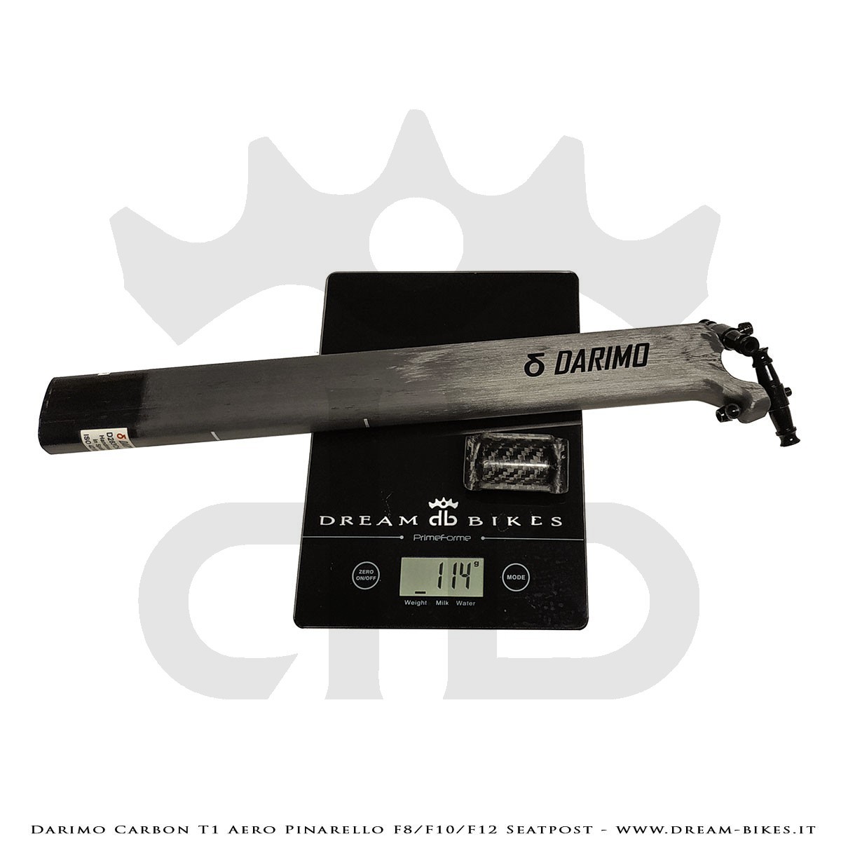Darimo Carbon T1 Aero Pinarello Dogma F8 - F10 - F12 Ultralight Setback Seatpost With 15 mm Offset