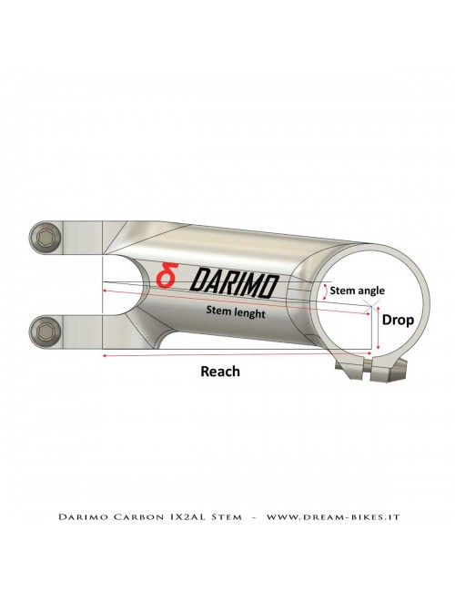 Darimo Carbon IX2AL Ultralight CNC Aluminum Stem
