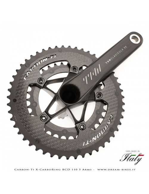 Carbon-Ti X-CarboRing BCD 110 mm (5 Arms) Ultralight Aluminum/Carbon Chainring