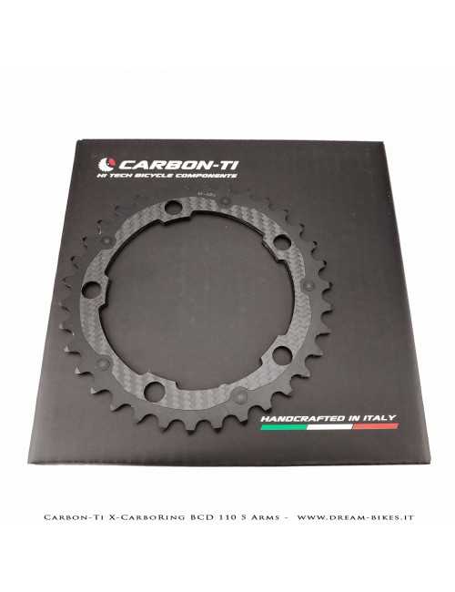 Carbon-Ti X-CarboRing BCD 110 mm (5 Bracci) Corona Ultraleggera In Alluminio/Carbonio