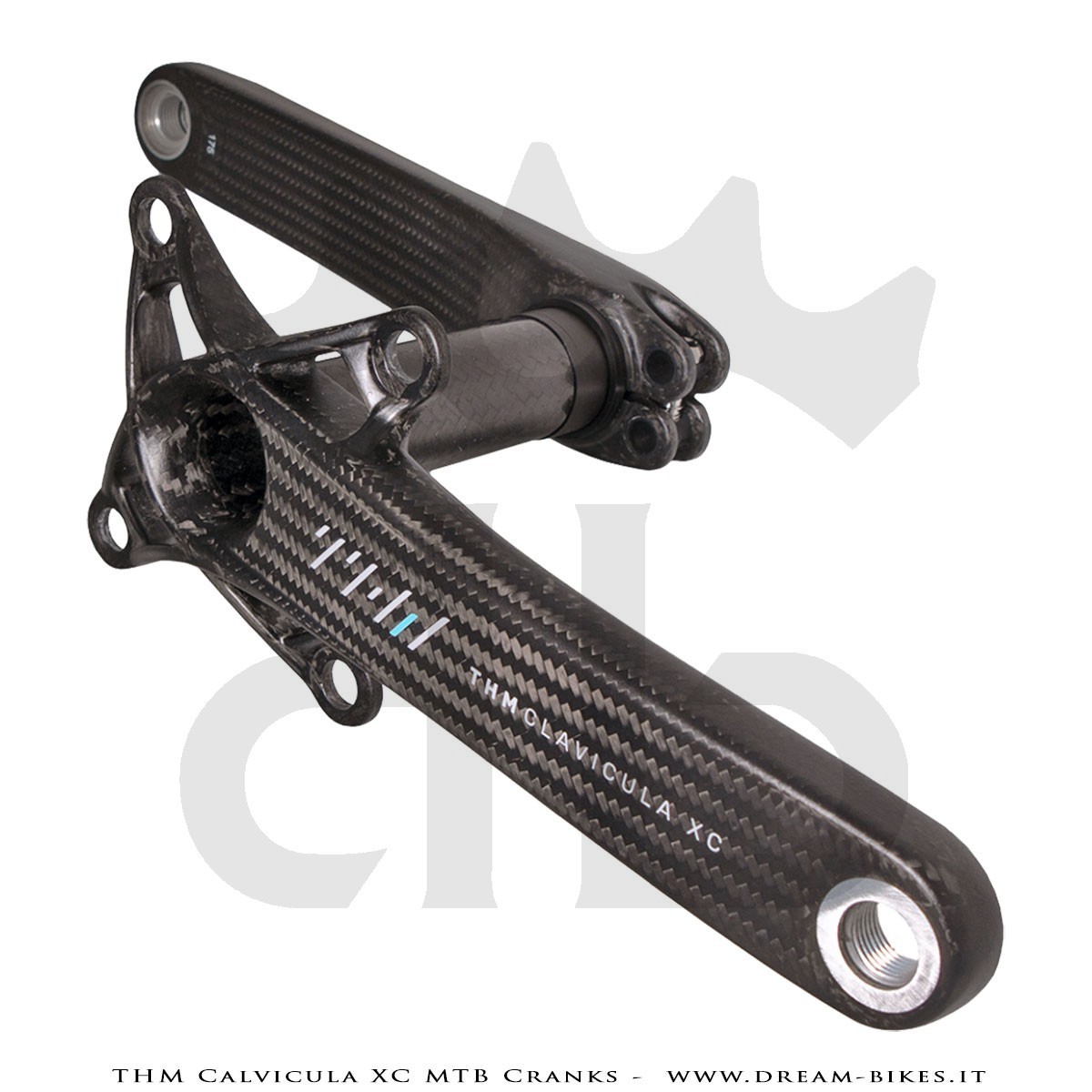 Pedivelle THM-Carbones Clavicula XC MTB 299 gr.