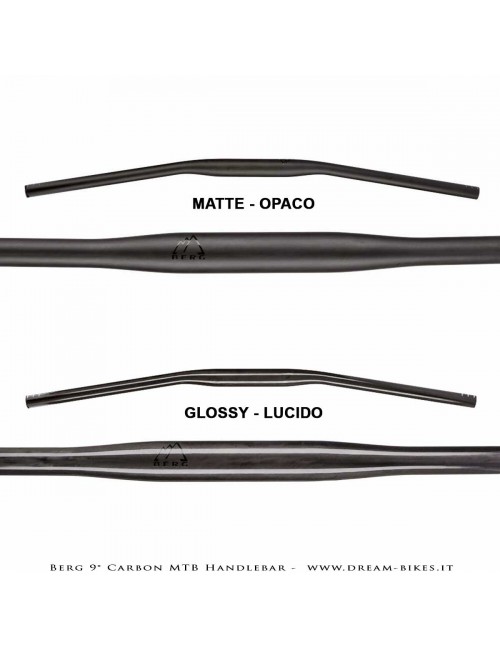 PORTE (ex BERG) Hrunting MTB Carbon Handlebar Flatbar 9° 105 gr.