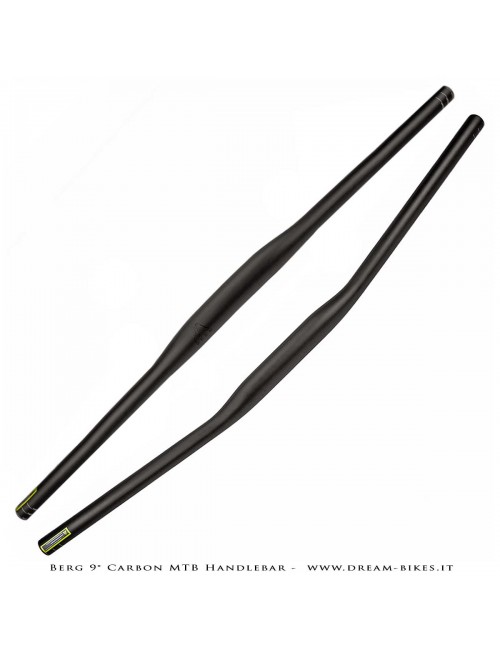 PORTE (ex BERG) Hrunting MTB Carbon Handlebar Flatbar 9° 105 gr.