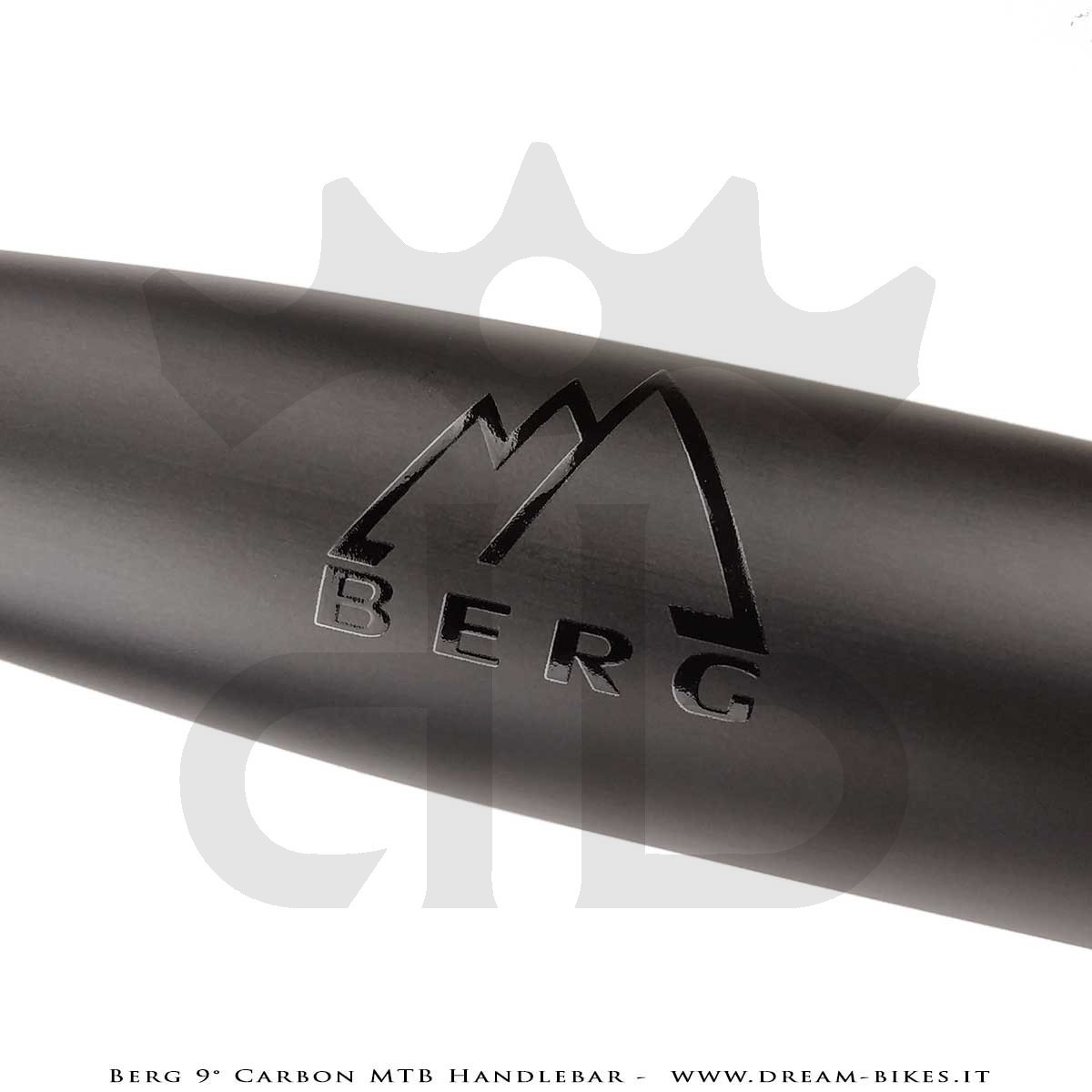 PORTE (ex BERG) Hrunting Curva Manubrio Carbon MTB Flat 9° 105 gr.