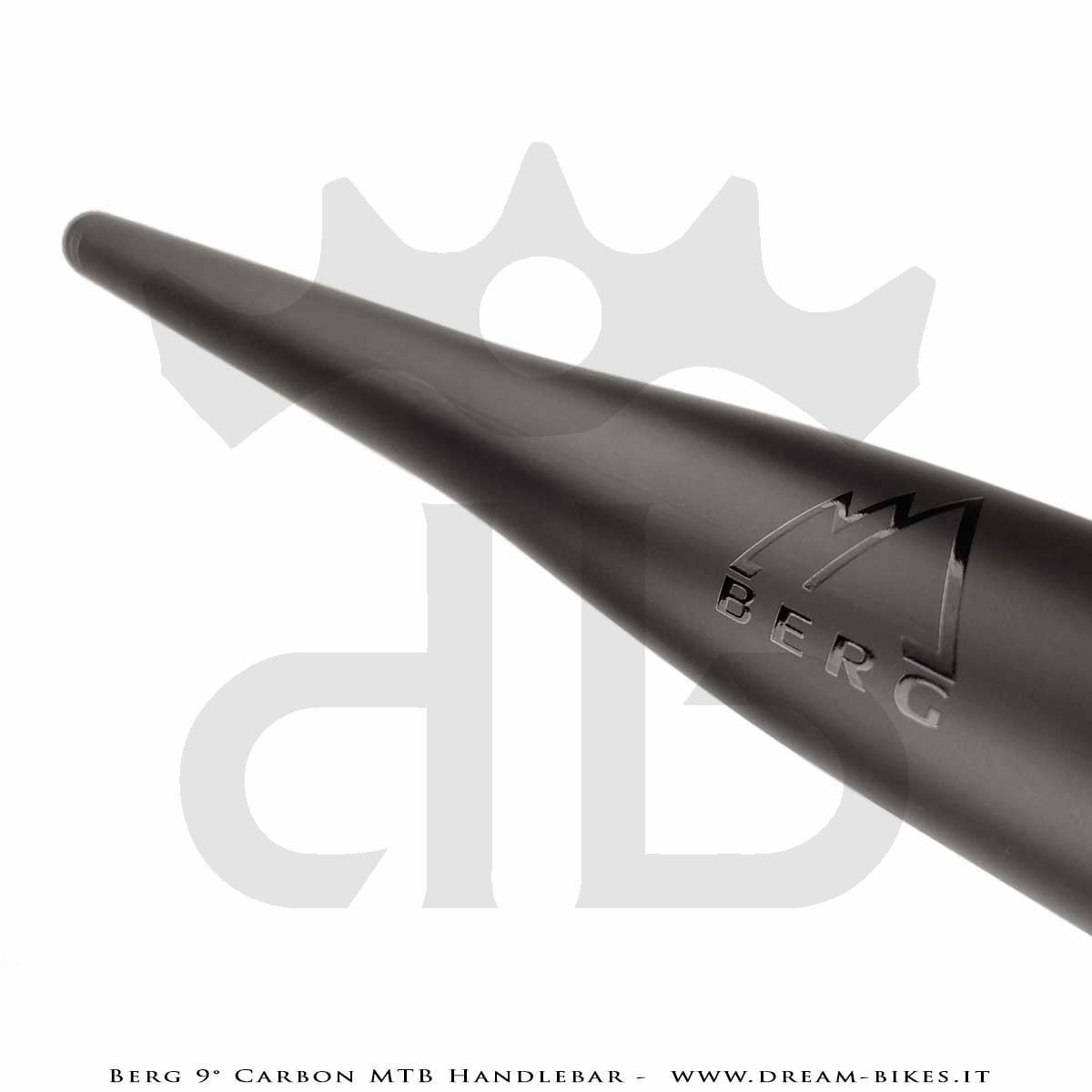 PORTE (ex BERG) Hrunting Curva Manubrio Carbon MTB Flat 9° 105 gr.