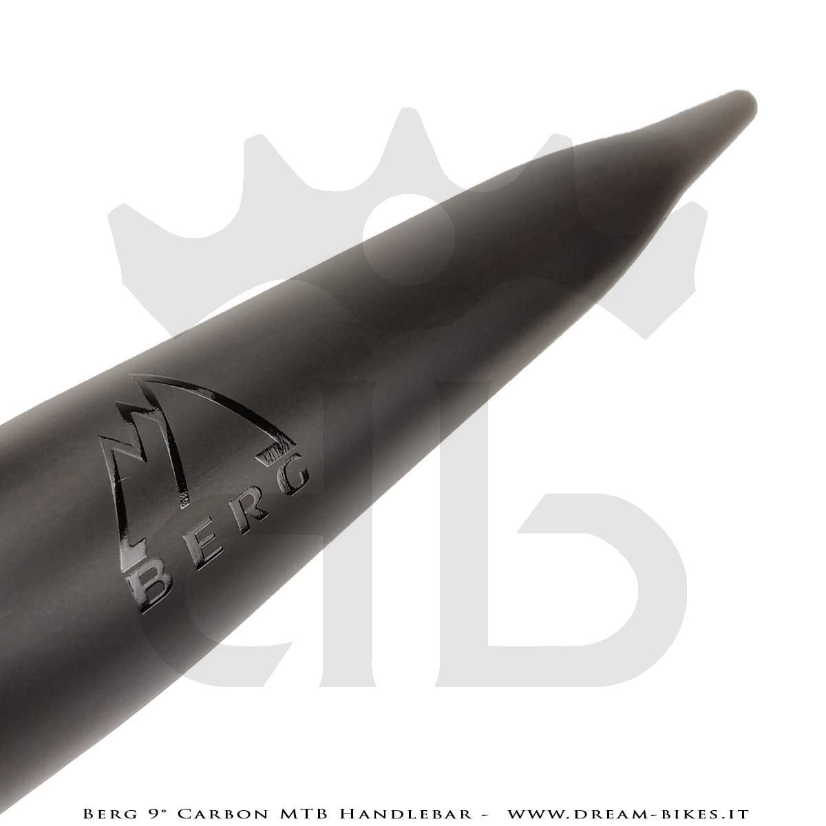 PORTE (ex BERG) Hrunting MTB Carbon Handlebar Flatbar 9° 105 gr.