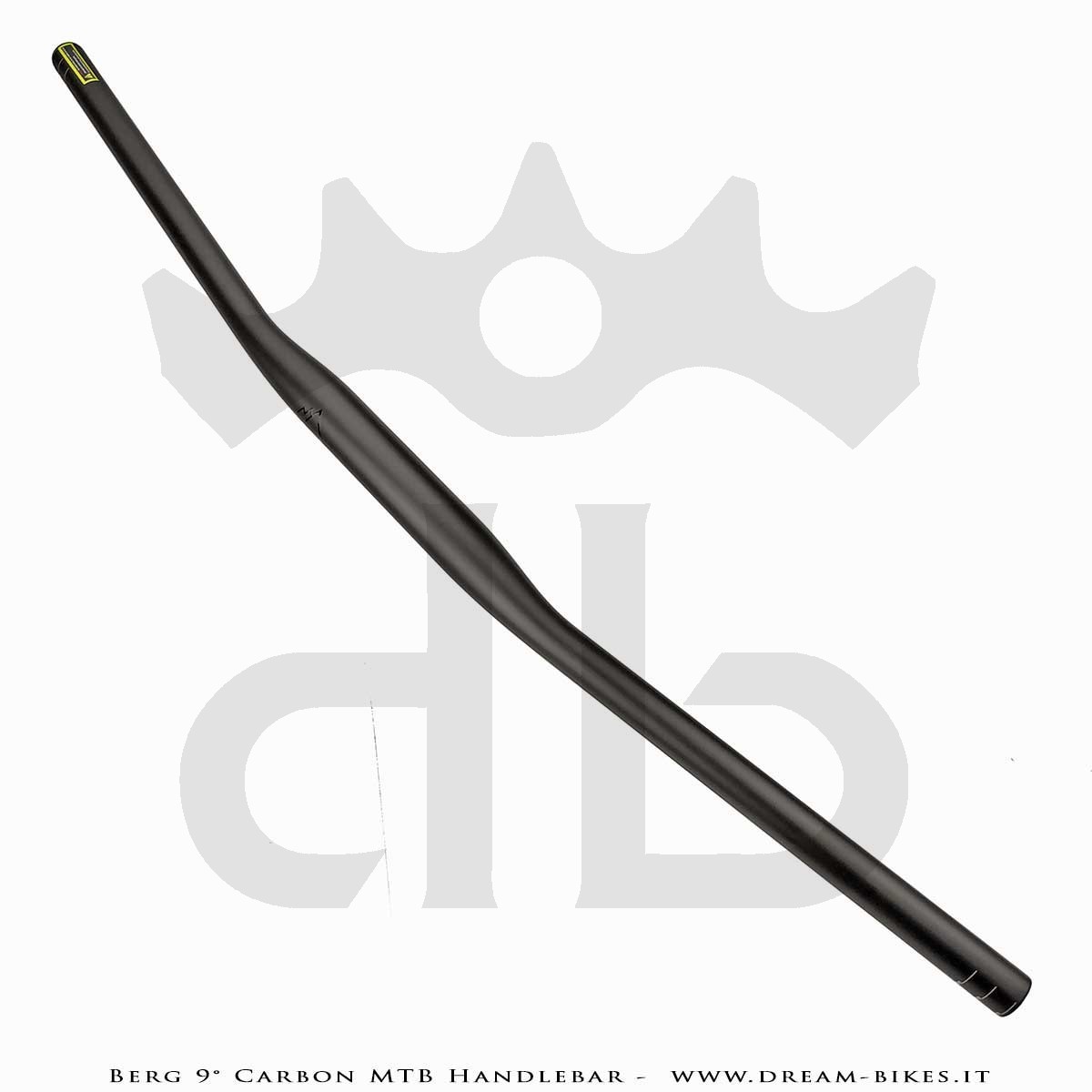 PORTE (ex BERG) Hrunting MTB Carbon Handlebar Flatbar 9° 105 gr.