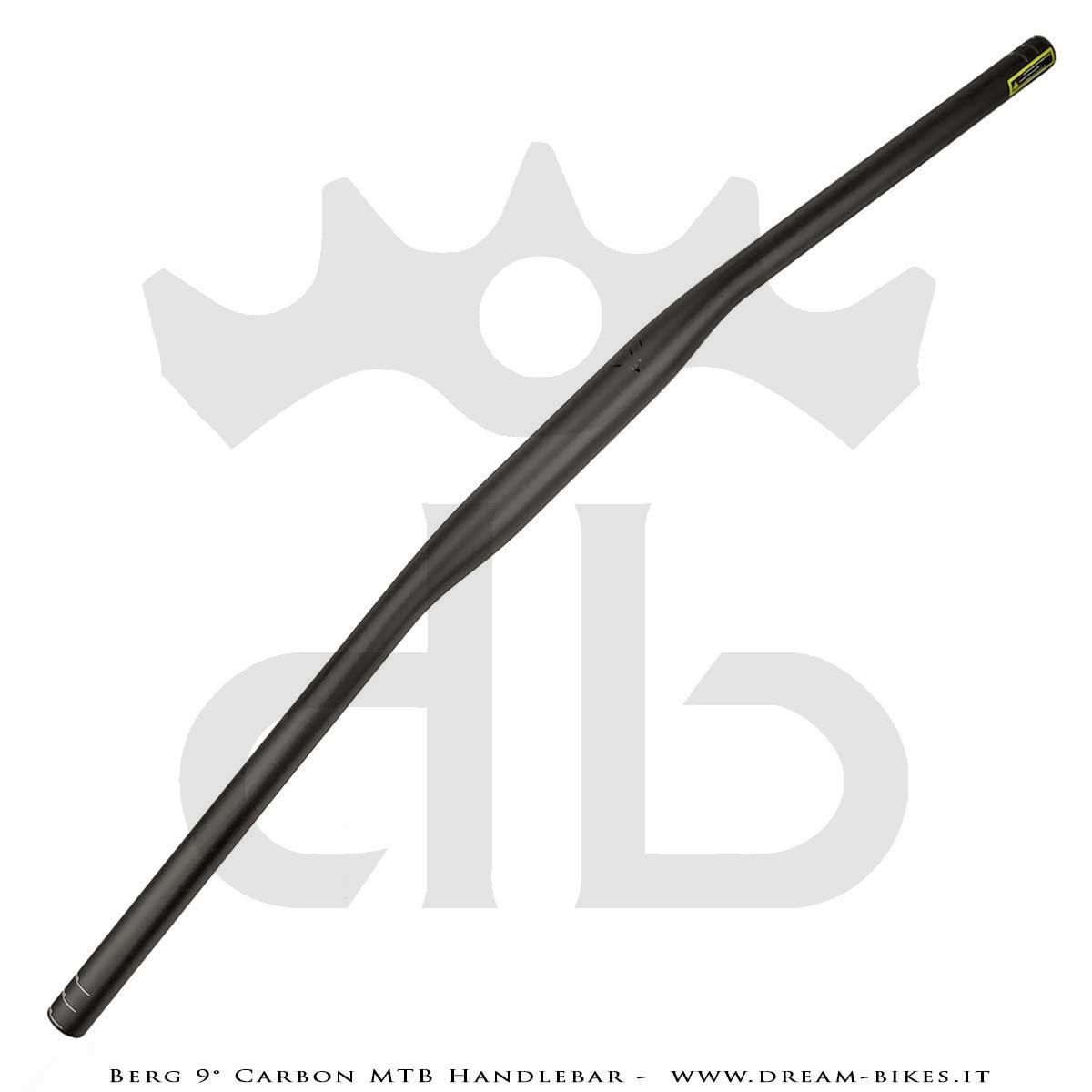 PORTE (ex BERG) Hrunting MTB Carbon Handlebar Flatbar 9° 105 gr.