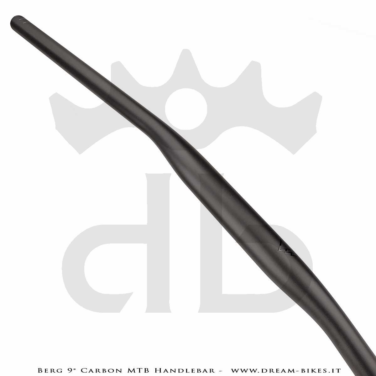 PORTE (ex BERG) Hrunting MTB Carbon Handlebar Flatbar 9° 105 gr.