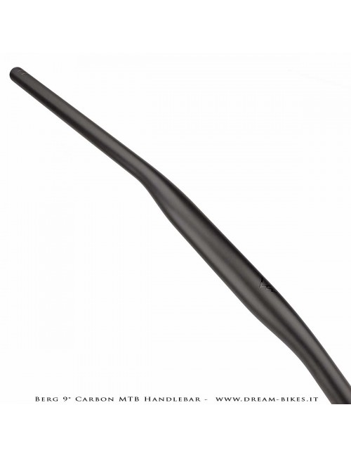 PORTE (ex BERG) Hrunting MTB Carbon Handlebar Flatbar 9° 105 gr.