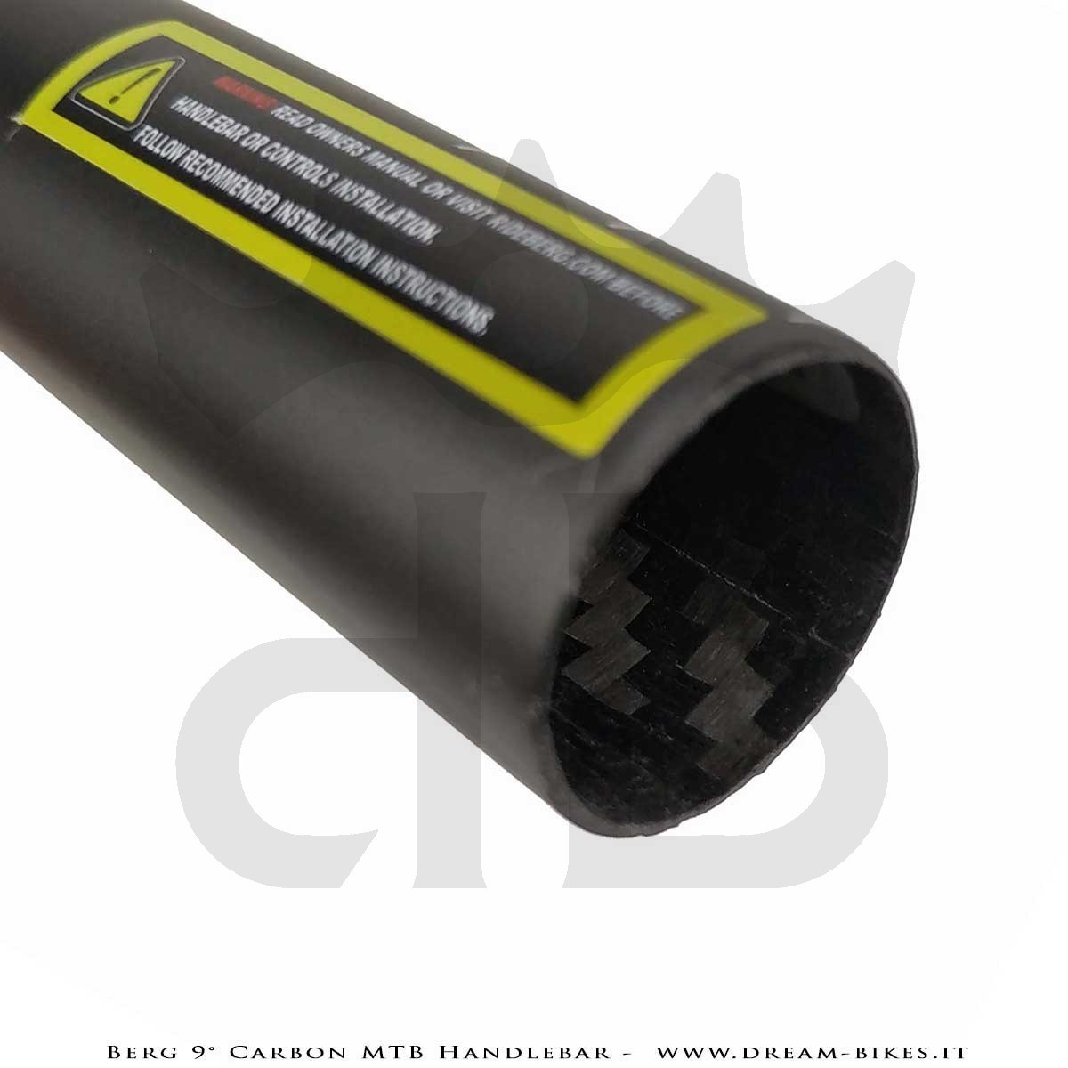 PORTE (ex BERG) Hrunting MTB Carbon Handlebar Flatbar 9° 105 gr.