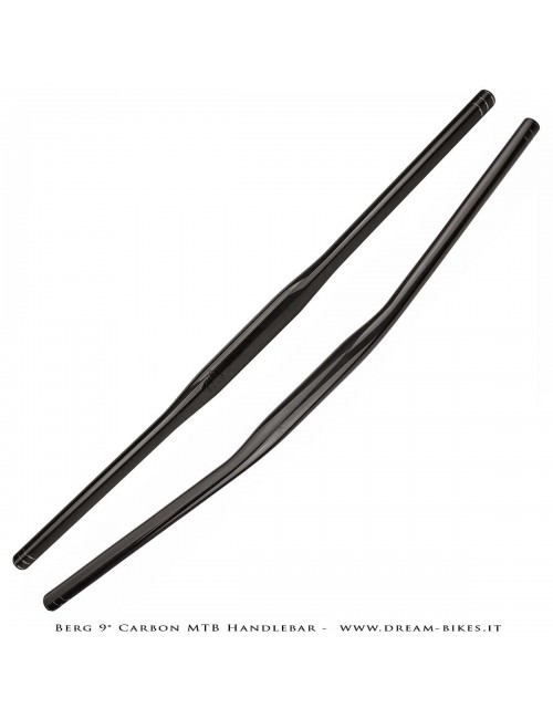 PORTE (ex BERG) Hrunting Curva Manubrio Carbon MTB Flat 9° 105 gr.