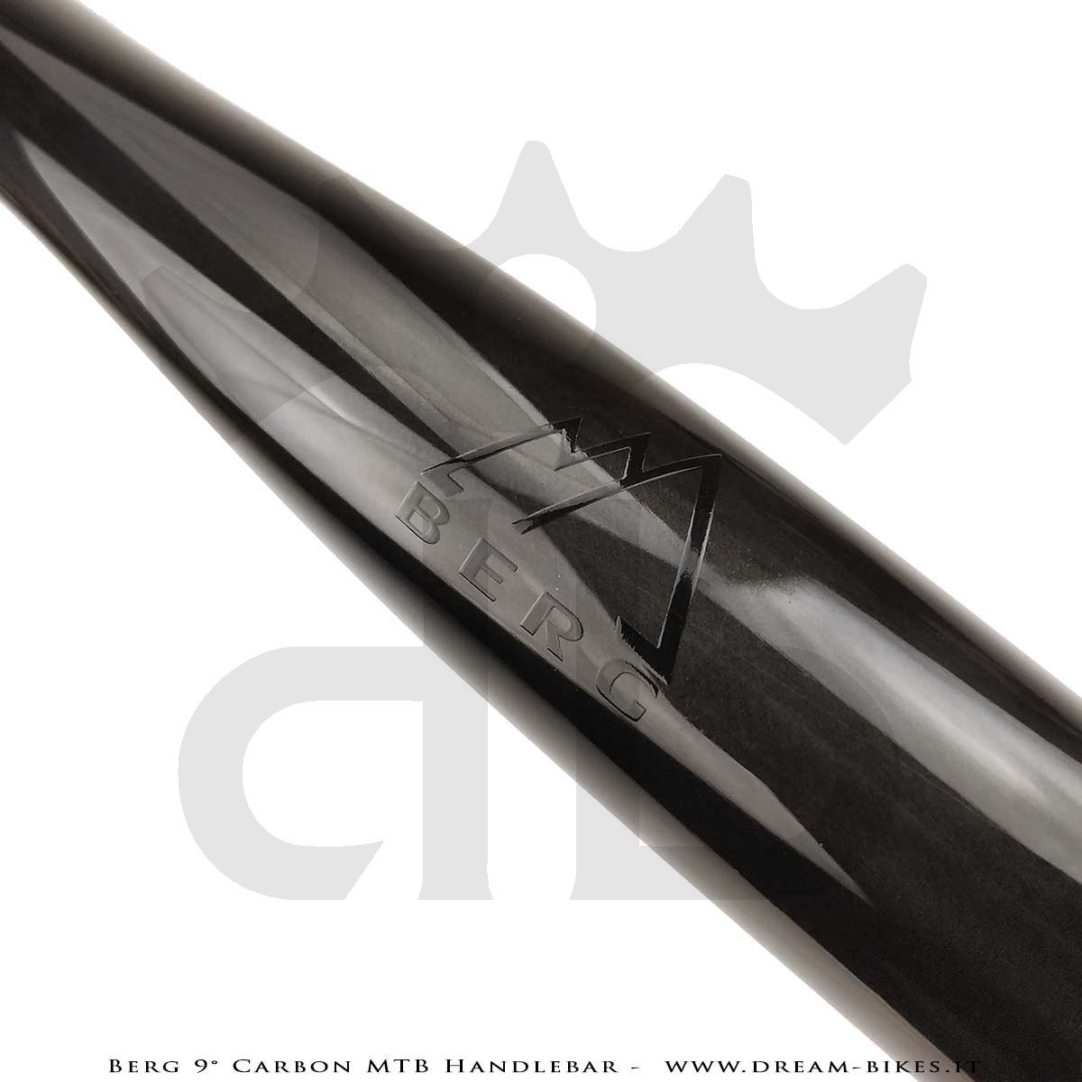 PORTE (ex BERG) Hrunting MTB Carbon Handlebar Flatbar 9° 105 gr.