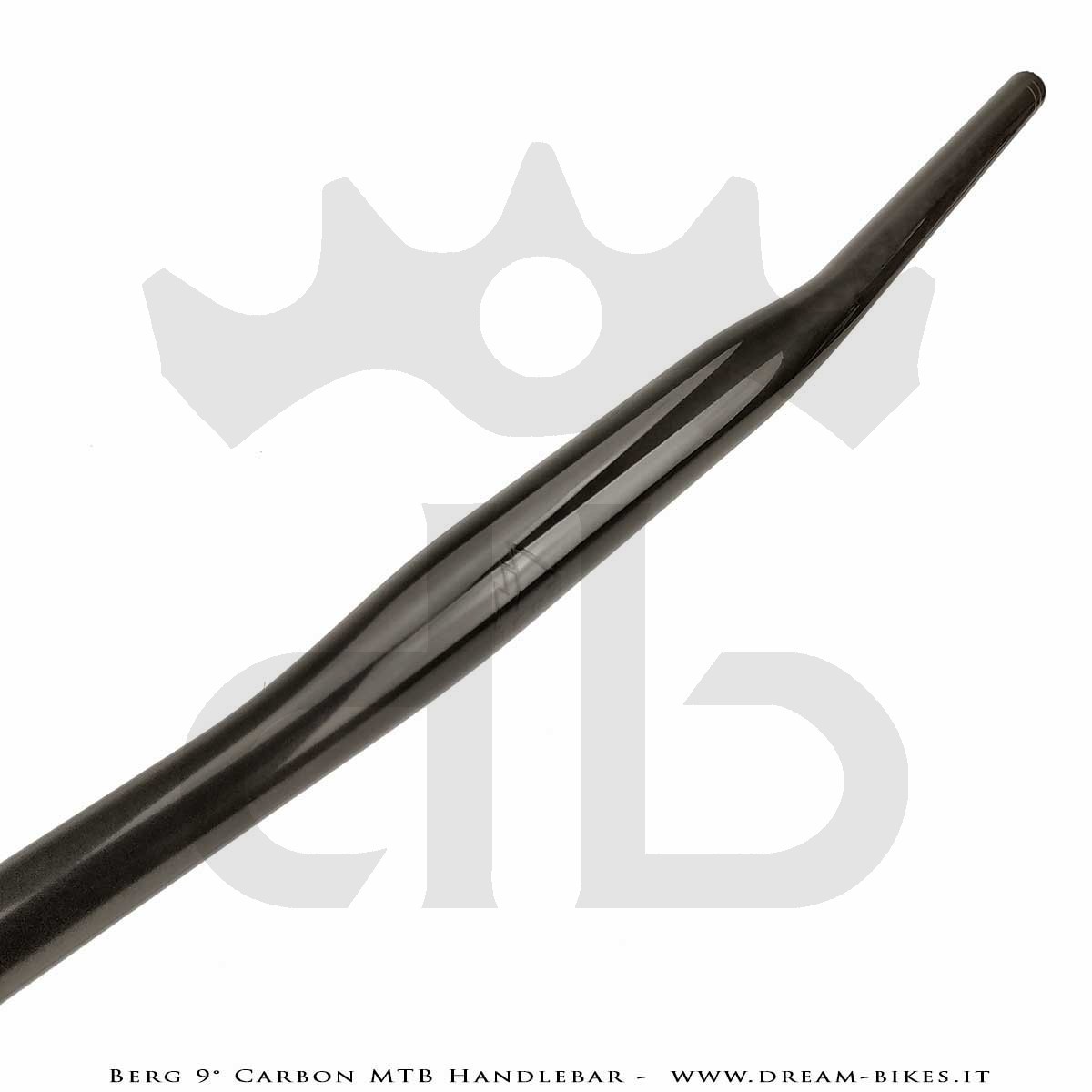 PORTE (ex BERG) Hrunting MTB Carbon Handlebar Flatbar 9° 105 gr.