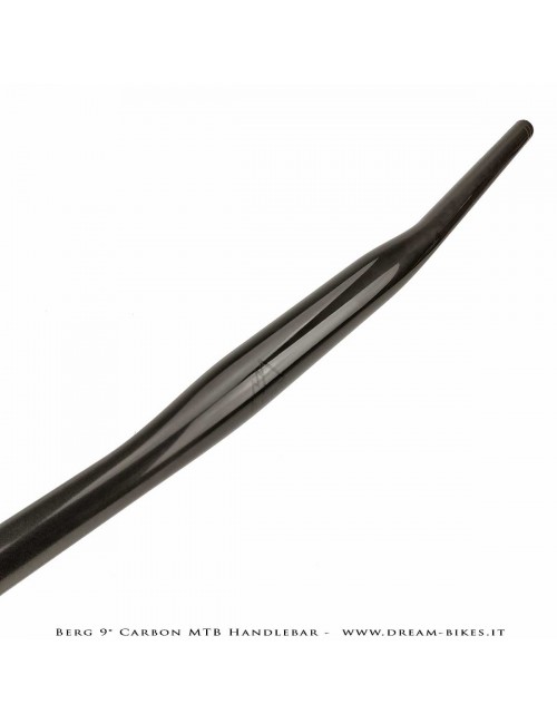 PORTE (ex BERG) Hrunting Curva Manubrio Carbon MTB Flat 9° 105 gr.