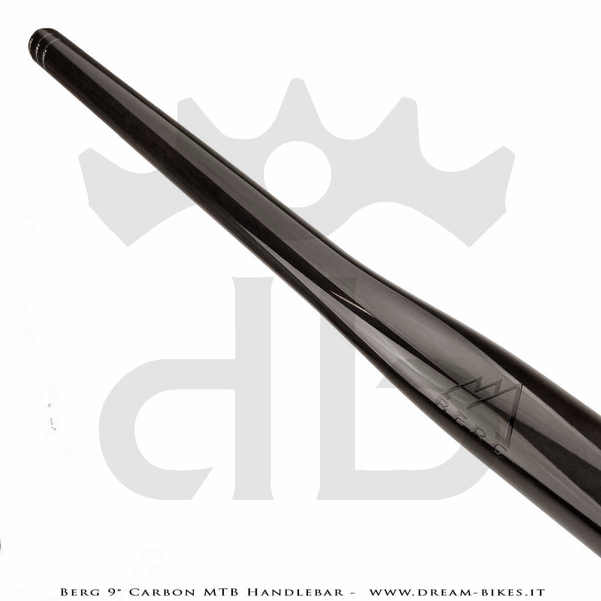 PORTE (ex BERG) Hrunting Curva Manubrio Carbon MTB Flat 9° 105 gr.