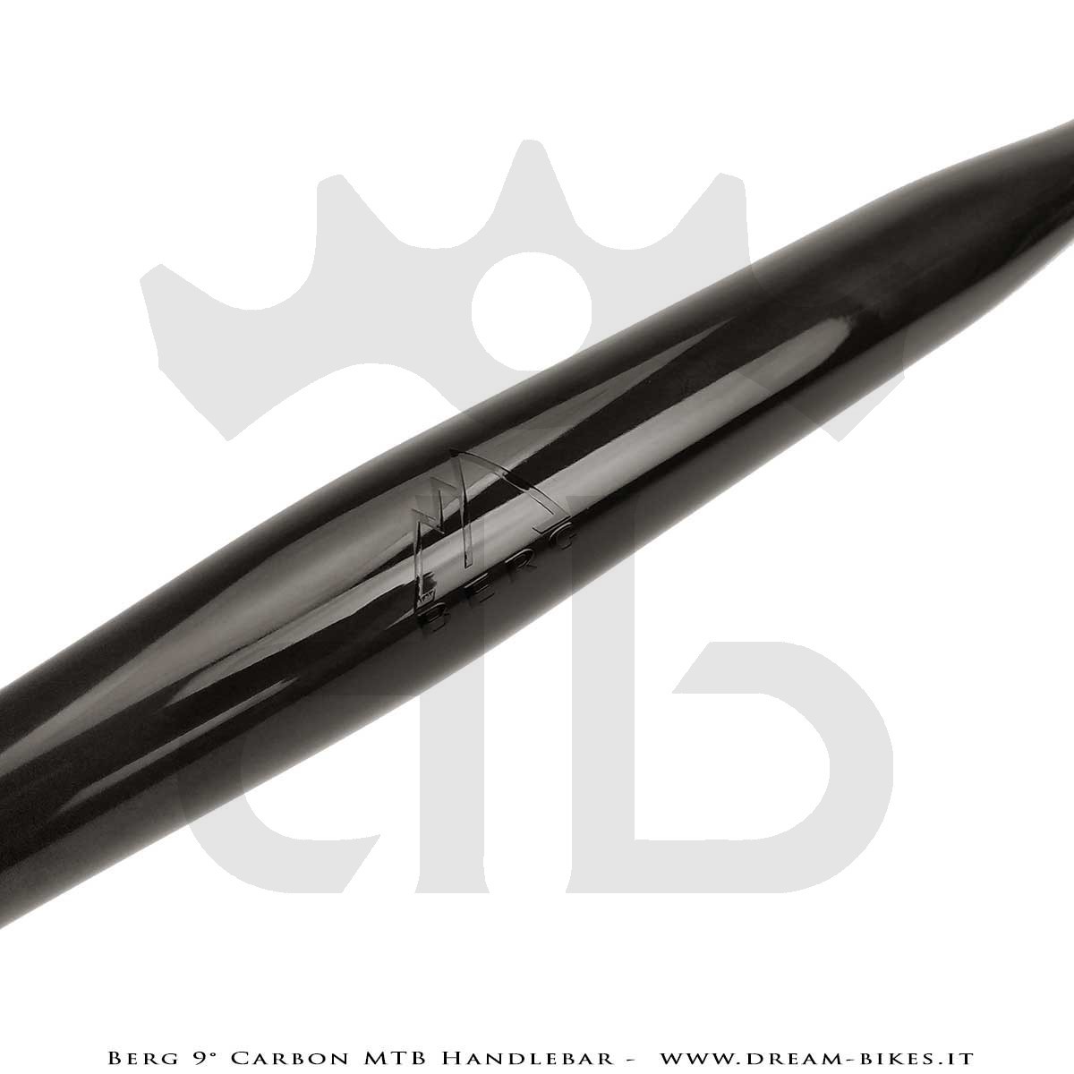 PORTE (ex BERG) Hrunting Curva Manubrio Carbon MTB Flat 9° 105 gr.