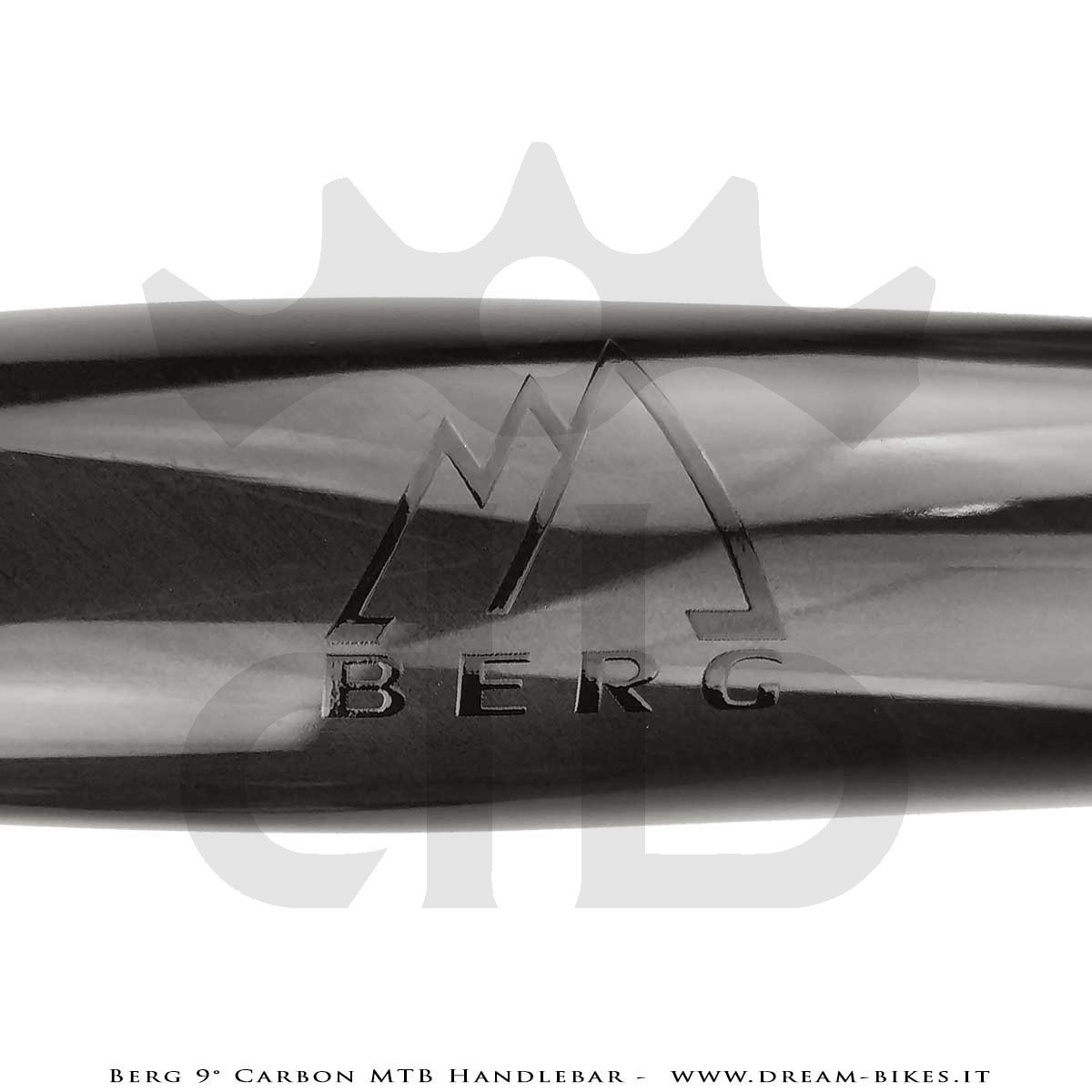 PORTE (ex BERG) Hrunting Curva Manubrio Carbon MTB Flat 9° 105 gr.