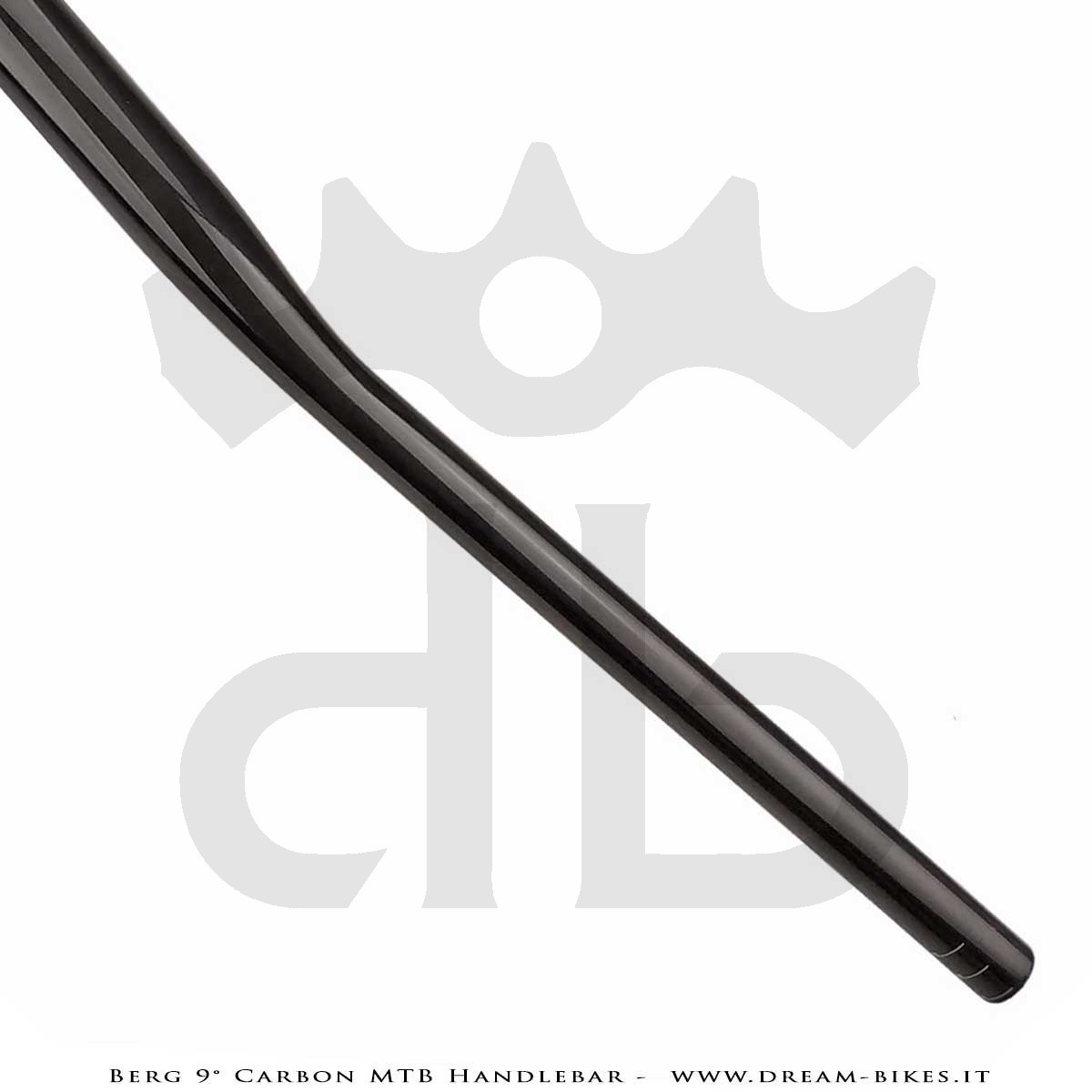 PORTE (ex BERG) Hrunting MTB Carbon Handlebar Flatbar 9° 105 gr.