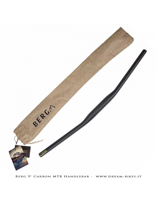 PORTE (ex BERG) Hrunting MTB Carbon Handlebar Flatbar 9° 105 gr.