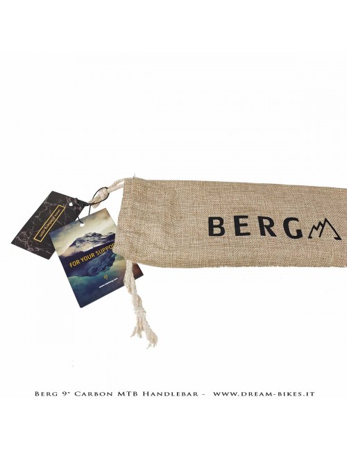 PORTE (ex BERG) Hrunting Curva Manubrio Carbon MTB Flat 9° 105 gr.