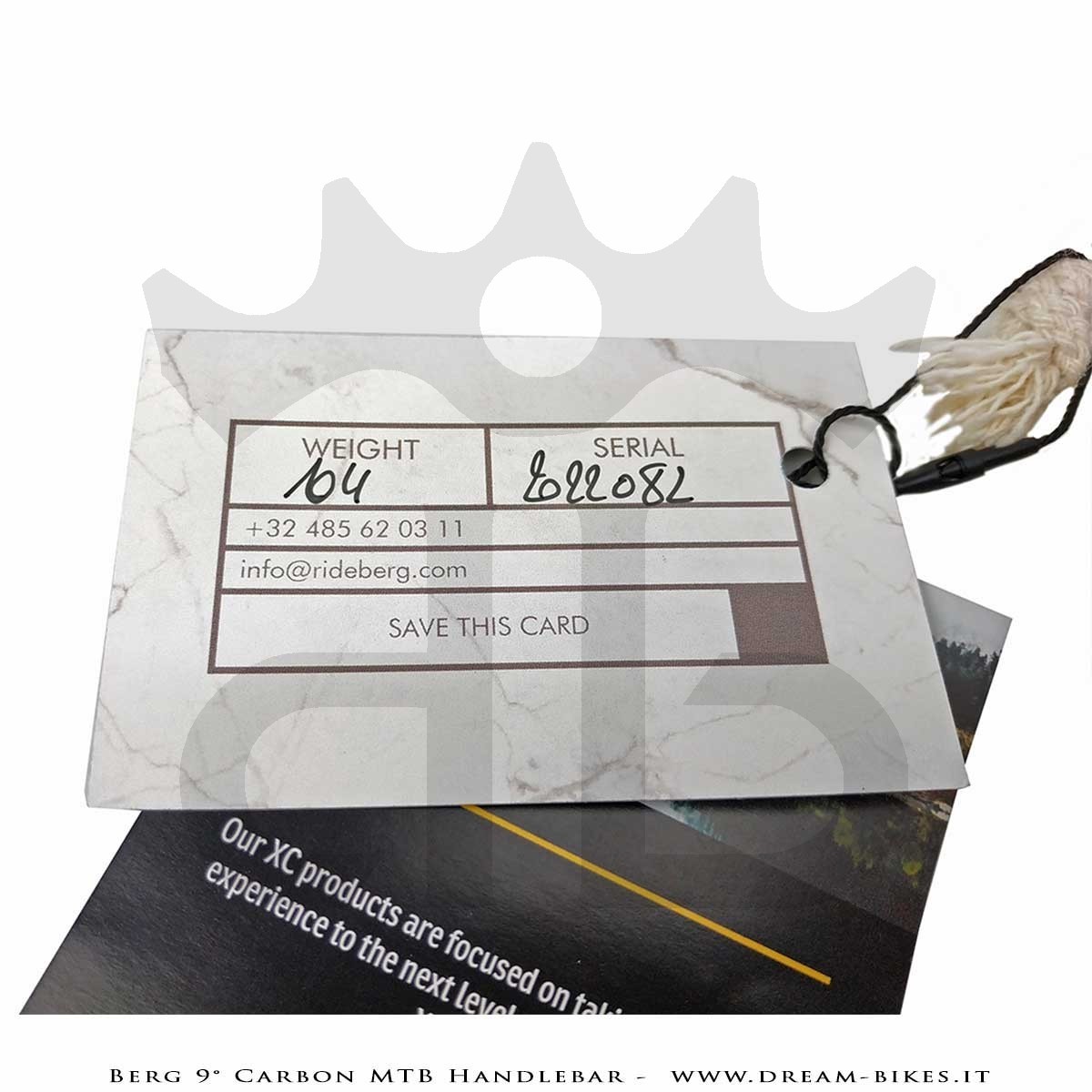 PORTE (ex BERG) Hrunting Curva Manubrio Carbon MTB Flat 9° 105 gr.