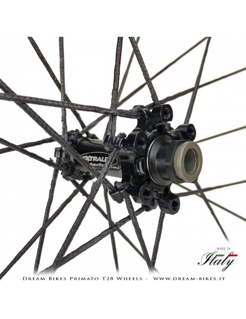 GrigioCarbonio Primato T28 Disc Tubular Wheels - 820 gr.