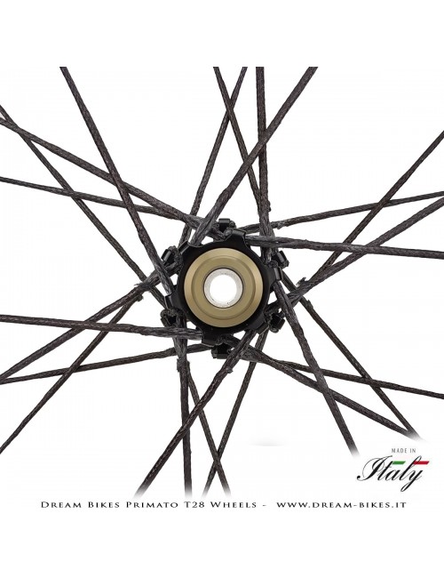 GrigioCarbonio Primato T28 Ruote Disc Tubolare - 820 gr.